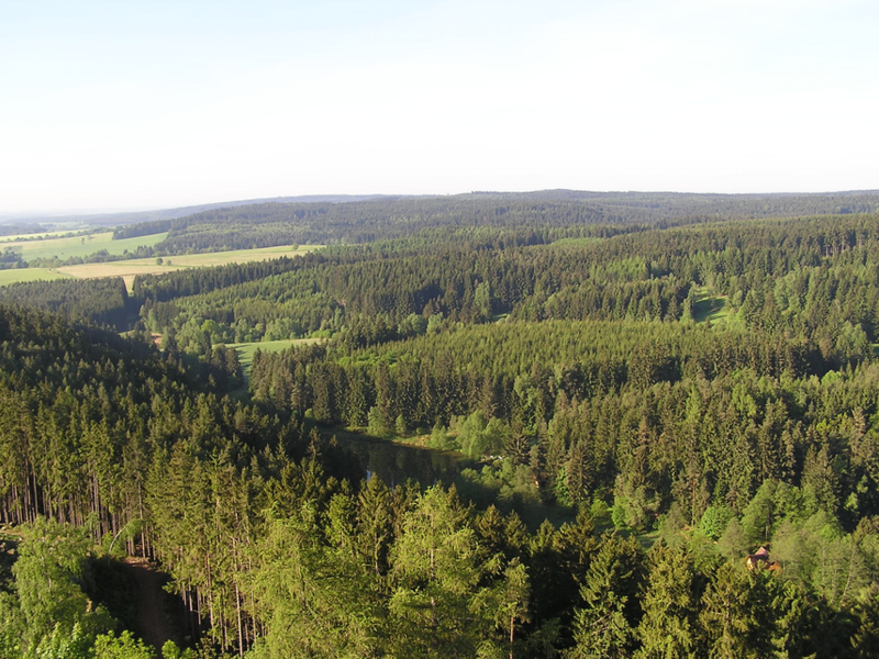 Česká Kanada z velké věže